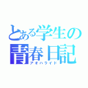 とある学生の青春日記（アオハライド）