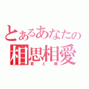 とあるあなたの相思相愛（君と僕）