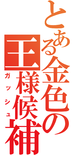 とある金色の王様候補（ガッシュ）