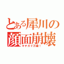 とある犀川の顔面崩壊（キチガイ万歳！）