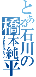 とある石川の橋本純平（はしもとじゅんぺい）