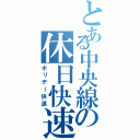 とある中央線の休日快速（ホリデー快速）