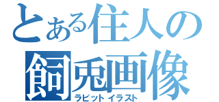 とある住人の飼兎画像（ラビットイラスト）