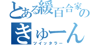 とある緩百合家のきゅーん（ツイッタラー）