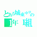 とある城東中学の１年１組（）