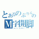 とあるのぶりんのＭ字開脚（（≧ε「＋」 ロックオン！！）