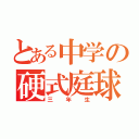 とある中学の硬式庭球部（三年生）