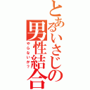 とあるいさじの男性結合（やらないか？）