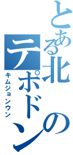 とある北のテポドンⅡ（キムジョンウン）