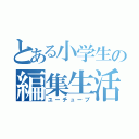 とある小学生の編集生活（ユーチューブ）