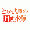 とある武藤の月面水爆（ムーンサルトプレス）