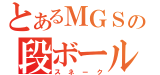 とあるＭＧＳの段ボール師（スネーク）