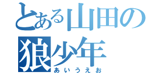 とある山田の狼少年（あいうえお）