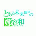 とある未来撰択の鄭容和（チョンヨンファ）