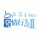 とある３４０の発情行為Ⅱ（）