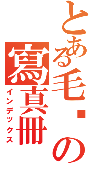 とある毛糕の寫真冊Ⅱ（インデックス）