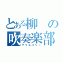 とある柳の吹奏楽部（ブラスバンド）