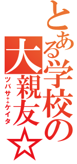 とある学校の大親友☆（ツバサ‡ケイタ）