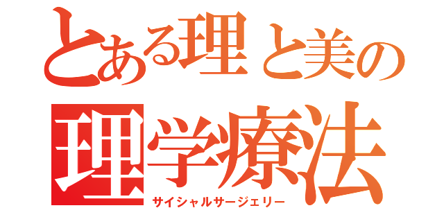 とある理と美の理学療法（サイシャルサージェリー）