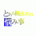 とある楓弥君の悩み事（）