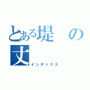 とある堤の丈（インデックス）