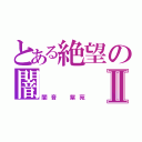 とある絶望の闇Ⅱ（闇音　紫苑）