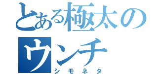 とある極太のウンチ（シモネタ）