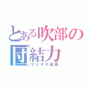 とある吹部の団結力（マジキチ戦隊）