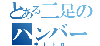 とある二足のハンバーグ（中トトロ）