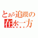 とある追蹤の在水一方（絶對鎖定）