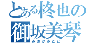 とある柊也の御坂美琴（みさかみこと）