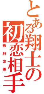 とある翔士の初恋相手（板野友美）