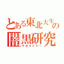 とある東北大生の闇黒研究室（ラボラトリー）