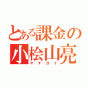 とある課金の小桧山亮太（キチガイ）