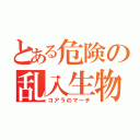 とある危険の乱入生物（コアラのマーチ）