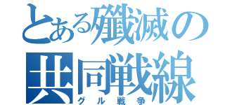 とある殲滅の共同戦線（グル戦争）