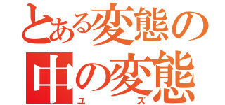 とある変態の中の変態紳士（ユズ）