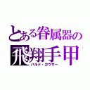 とある眷属器の飛翔手甲（バルド・カウザー）