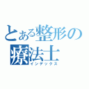 とある整形の療法士（インデックス）