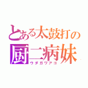 とある太鼓打の厨二病妹（ウダガワアコ）