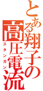 とある翔子の高圧電流（スタンガン）