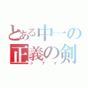 とある中一の正義の剣（シナイ）