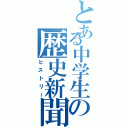 とある中学生の歴史新聞（ヒストリー）