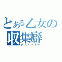 とある乙女の収集癖（ダストマネー）