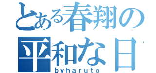 とある春翔の平和な日々（ｂｙｈａｒｕｔｏ）