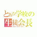 とある学校の生徒会長（スクールリーダー）