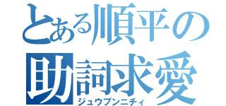 とある順平の助詞求愛（ジュウブンニチィ）