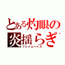 とある灼眼の炎揺らぎ（フレイムヘイズ）