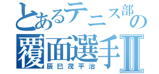 とあるテニス部の覆面選手Ⅱ（辰巳茂平治）