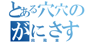 とある穴穴のがにさす（向飛車）